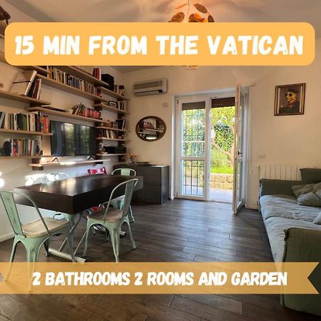 15 Min From The Vatican Wi-Fi And Garden Zewnętrze zdjęcie